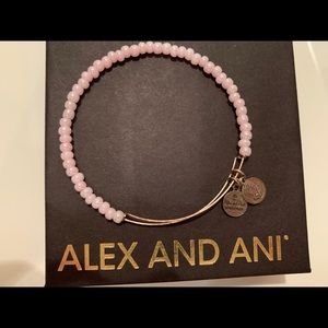 Alex and Ani Pink Beaded “Energy” Bracelet